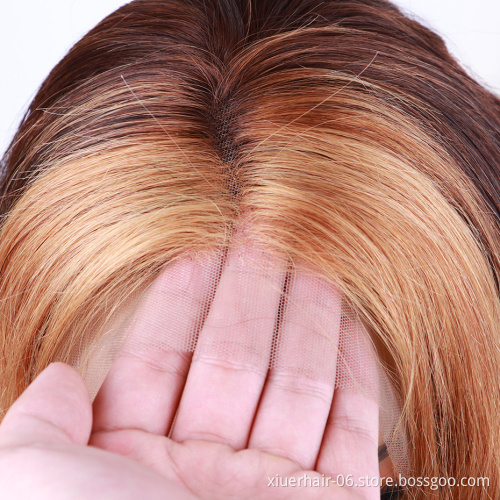Wholesale High Quality Cuticle Aligned Headband Real Bob HD Transparent Mens Full Lace Short Human Hair Wig for Black Women